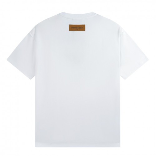 Louis Vuitton Embossed Lv T Shirt Blanc Optique White